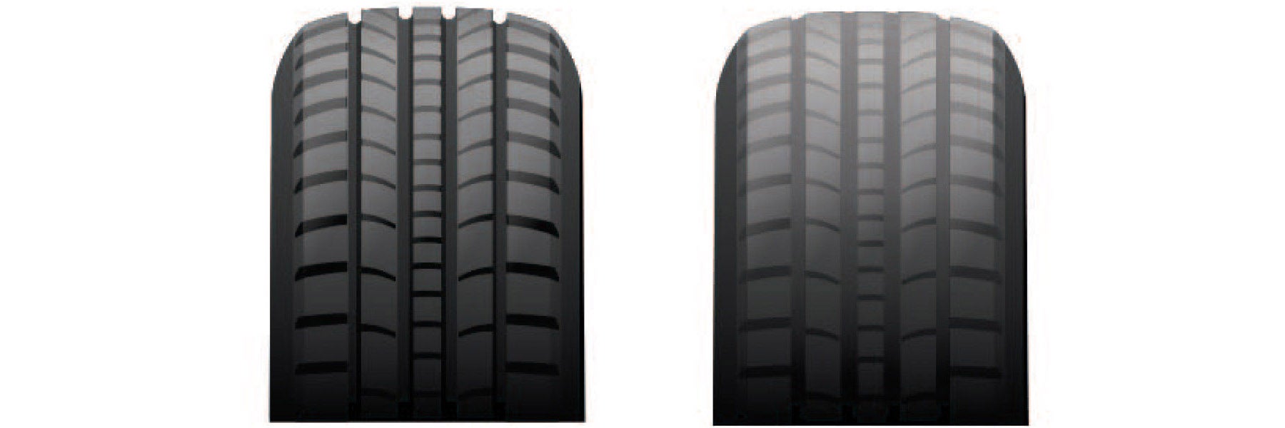 Tire tread depth comparison at Jim Shorkey Kia Uniontown in Uniontown PA
