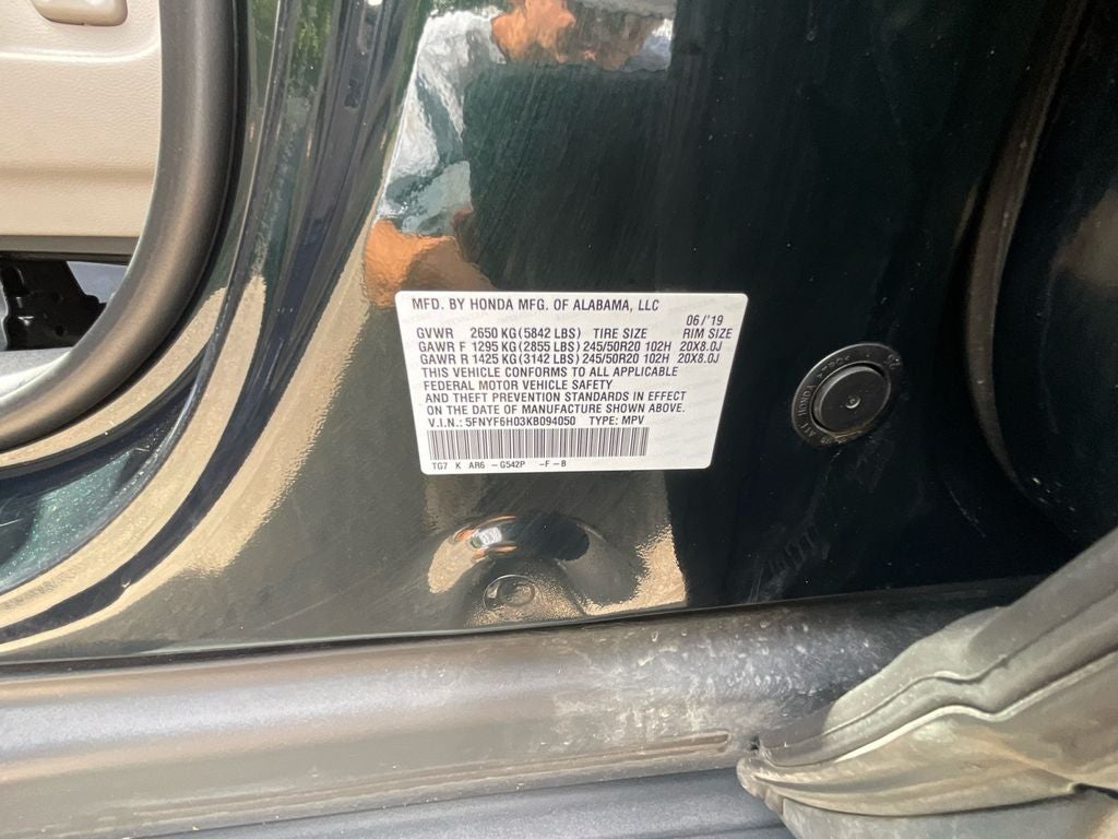 2019 Honda Pilot Elite