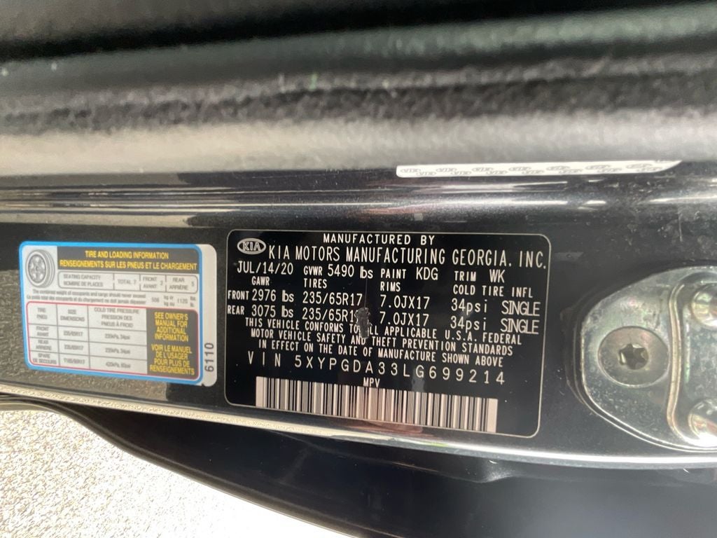 2020 Kia Sorento LX
