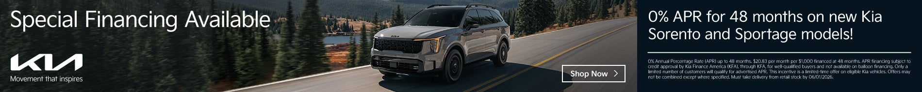 Special Financing Available